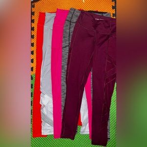 Set of 5 leggins multicolor